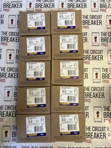 10- NIB SQUARE D QO120PCAFI COMBO AFCI NEUTRAL CIRCUIT BREAKER WRNTY LARGE STOCK