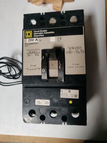  Square D KCL342001021 with 120V shunt In Original Box reconditioned 