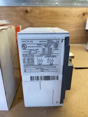 ABB T1N040TL-4 / T1N040TL4 (BRAND NEW) 40A 4 POLE New In Box WRNTY Free Shipping