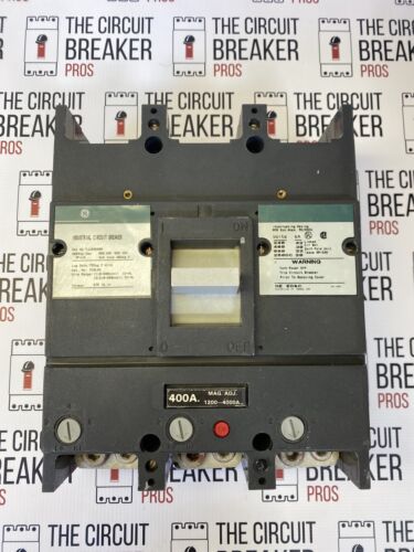 TJJ436400 General Electric GE Type TJJ Circuit Breaker 3 Pole 400 Amp 600V