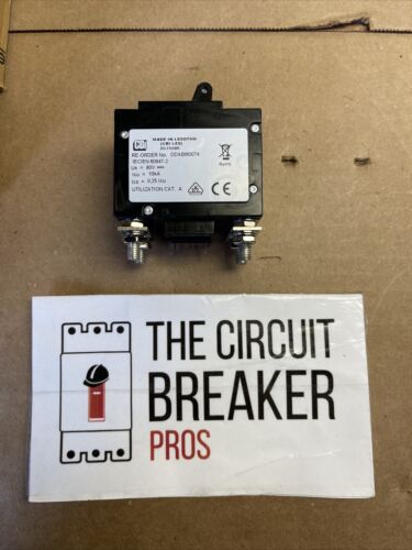 1 - DDABM0074 CBI 200A AMP 2P POLE 10kA@80V BOLT ON CIRCUIT BREAKER NIB 1YR WRNT