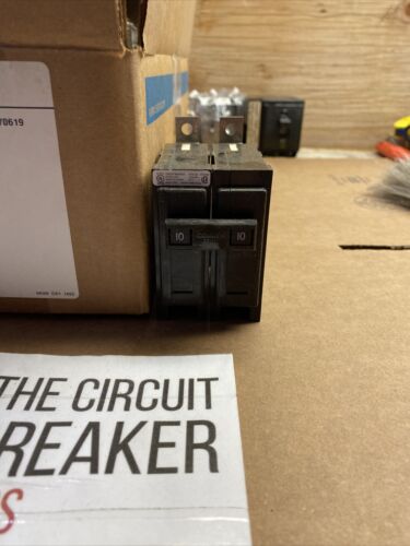1-BAB2010 Cutler Hammer Circuit Breaker 2 Pole 10 Amp 240V NEW