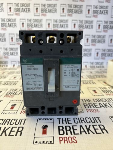 GE TED134030V Circuit Breaker 30Amp 3-Pole 480VAC New Pullouts WRNTY