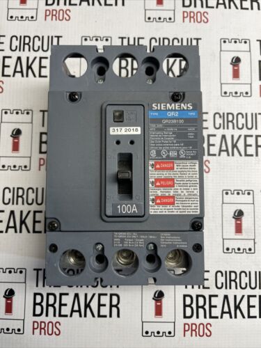 QR23B100 SIEMENS 3 POLE 100A 240V 10KA CIRCUIT BREAKER NEW