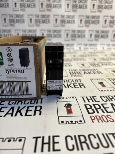 Q1515 SIEMENS TYPE QT 1 - 1 POLE 15A 120/240VAC 60Hz CIRCUIT BREAKER NEW