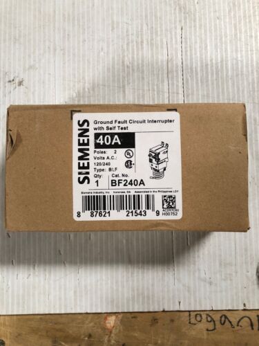 Siemens BF240A - Bolt On Circuit Breaker 40A 2 Pole BLF