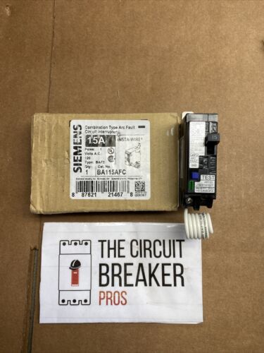 BA115AFC Molded Case 15V 120V Circuit Breaker 1Pole BL Series BA Circuit Breaker