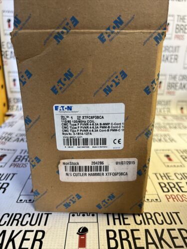 Eaton XTFC6P3BCA  Motor Protector 6.3A & XTCE018C10 10a Complete Unit