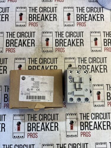 2022 Brand New Allen Bradley 100-C37D10 /C Contactor, 110/120 VAC, 3-P, 37A