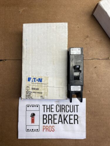 GHB1020 CUTLER HAMMER CIRCUIT BREAKER BOLT-ON 20A 1 POLE 277 VAC NEW