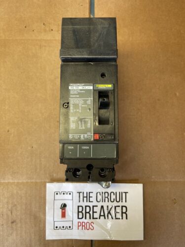 New Square D HGA261504 150amp 2pole 1phase  600v 35k@480v B&C Phase Connections