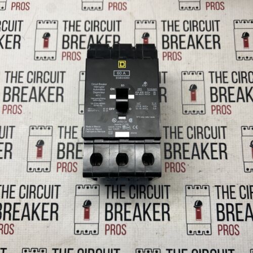 Square D EGB34060 3 pole 60 amp Circuit Breaker 480V NEW IN BOX