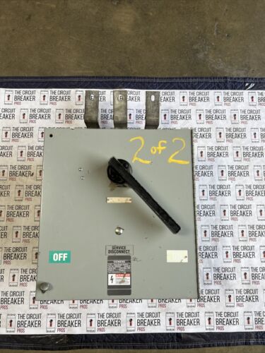 VMS326T Siemens Vacu-Break Switch Recon 600 amp VACU BREAK SWITCH 240 VOLT