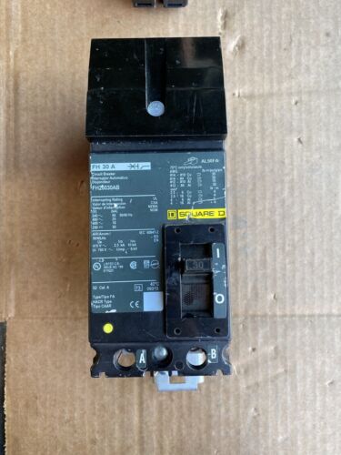 SQUARE D FH26030AB 2P 30A 600V CIRCUIT BREAKER