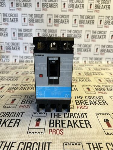 ED63B070 SIEMENS 3 POLE 70A 600VAC 50/60Hz 18ka SENTRON CIRCUIT BREAKER NS