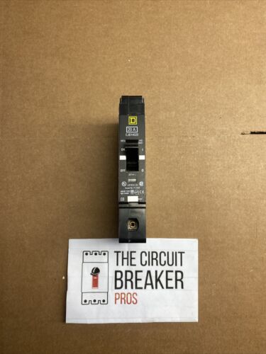 EJB14020 SQUARE D 1 POLE 20AMP 277V CIRCUIT BREAKER 2 YEAR WARRANTY New Pullout