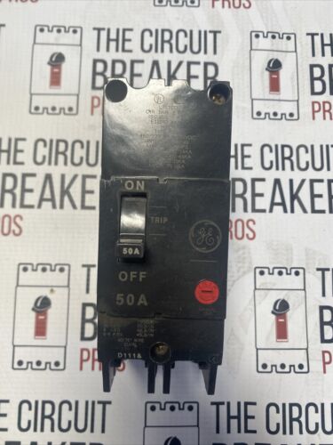 GENERAL ELECTRIC GE TEY250 Type TEY Circuit Breaker 2 Pole 50 Amp mo2