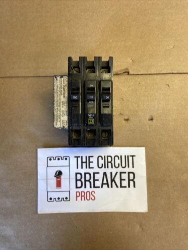 SQUARE D Unit Mount Circuit Breaker,QOU,3 P,100A, QOU31001021