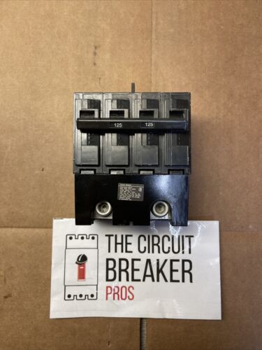 Q2125B Siemens 240V 125A Q Series QPP Circuit Breaker Molded Case Plug In 2P 1PH