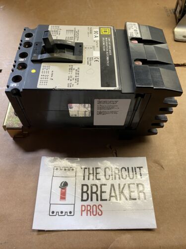 FA36090 Molded Case 90A 600V Circuit Breaker 3Pole I-Line FA Circuit New Pullout