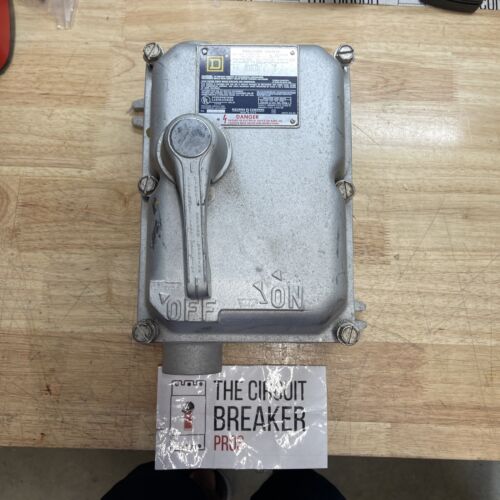 New Square D H-060-XFA 60A Enclosed Safety Switch + 1 Year Warranty