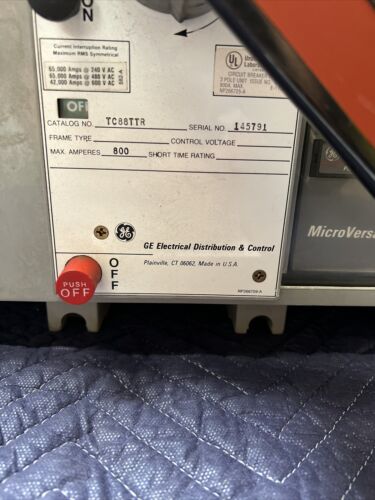 GE TC88TTR PowerBreak Circuit Breaker Reconditioned