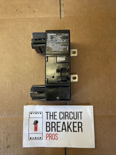 New Surplus Siemens MBK200M Main Circuit Breaker, 200 Amp, 2 Pole Unit, 120/240V