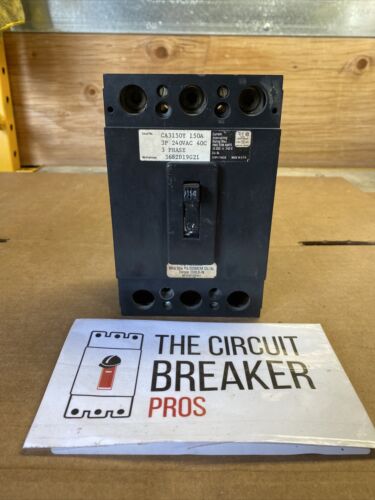 CA3150Y Cutler Hammer 240V 150A AB DE-ION CA Circuit Breaker Molded Case LI - Lo