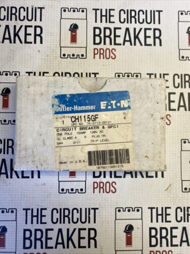 Eaton Cutler Hammer CH115GF   1 Year Warranty!!!