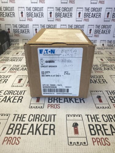 CV3225 EATON CIRCUIT BREAKER 225AMPS 240V 65KA 3POLE NEW IN Box