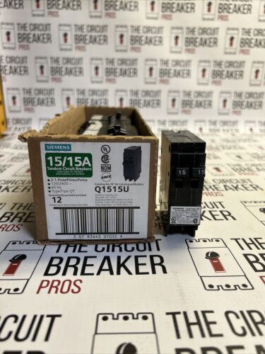 Q1515 SIEMENS TYPE QT 1 - 1 POLE 15A 120/240VAC 60Hz CIRCUIT BREAKER NEW