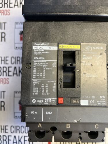 SQUARE D HDA36050 CIRCUIT BREAKER *NEW Surplus