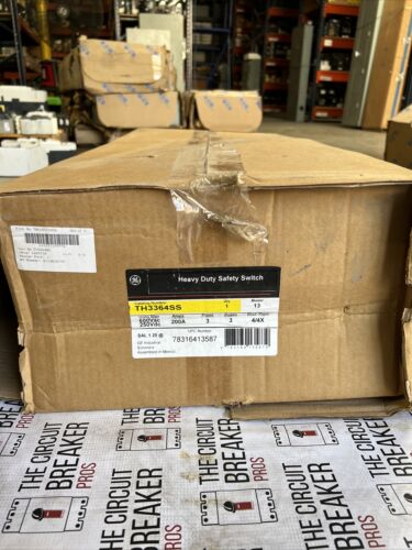 General Electric TH3364SS 200A 3P 600V  NEW IN BOX FAST SHIPPING