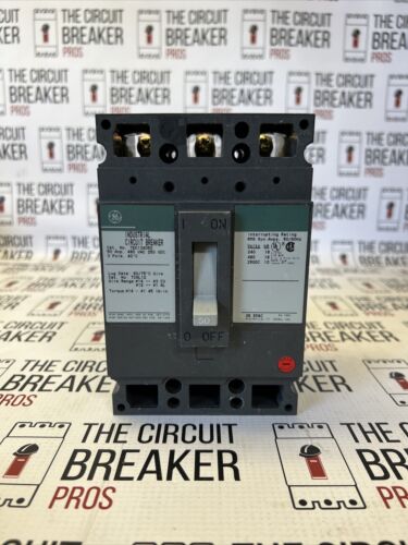 GE TED134050 50 Amp 480 Volt 3 Pole 18kA Circuit Breaker - WRNTY