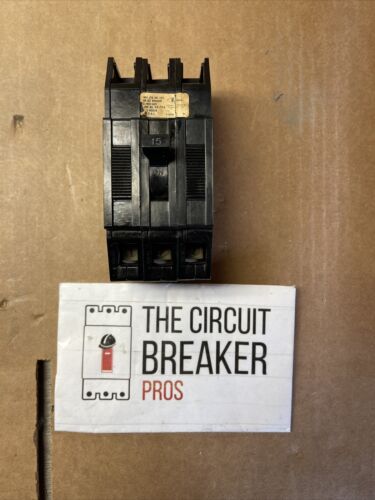 ZINSCO HQB24 HQB243015 Bolt On  CIRCUIT BREAKER 15A  3 POLE  240 VOLT Wrrnty