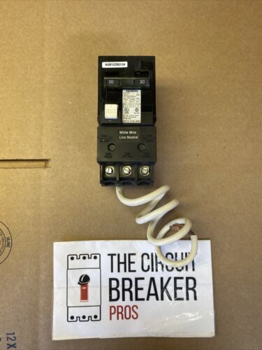 Siemens Qf250a Miniature Circuit Breaker, 50 A, 120/240V Ac, 2 Pole, Plug In  NS