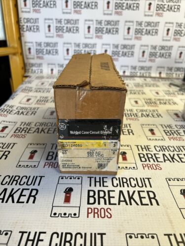 NEW GENERAL ELECTRIC GE 60 AMP 2 POLE CIRCUIT BREAKER 480 VAC 250 VDC TED124060