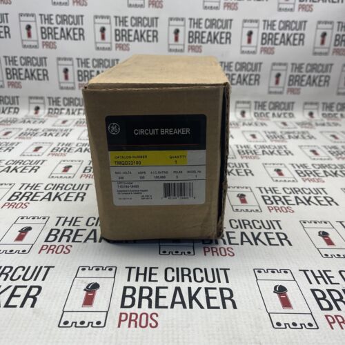 TMQD22100 GE Circuit Breaker 2 Pole 100 Amp 240V New In Box