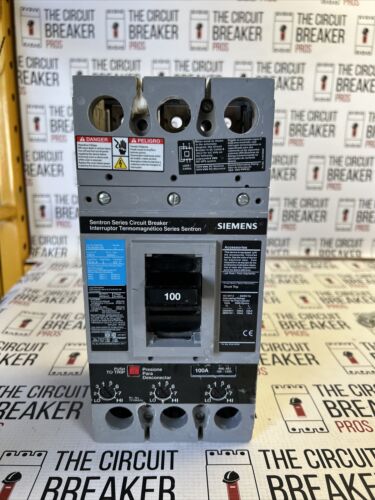 FXD63B100 SIEMENS 3 POLE 100A 600VAC 35KA SENTRON CIRCUIT BREAKER NEW SURPLUS