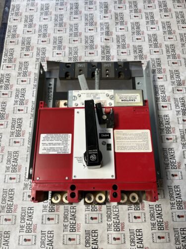 GENERAL ELECTRIC FUSED POWER CIRCUIT DEVICE THPR3616ET1 3 POLES 1600A 600V USED 