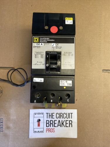 Square D KA361501021 Circuit Breaker 150A 600V 1021 Shunt Trip Recon WRNTY