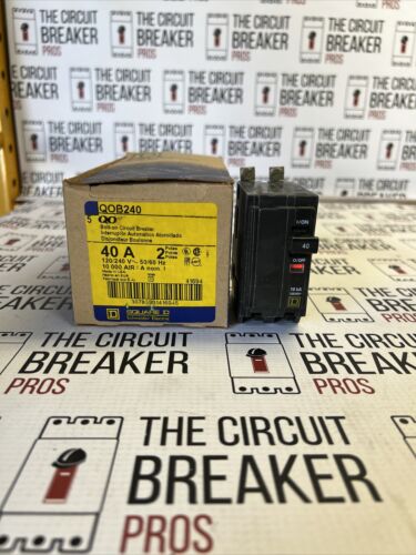 Square D QOB240 40 A Miniature Circuit Breaker New