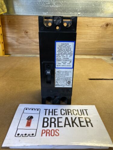 NEW EATON CHH2060H4X CUTLER HAMMER 2P 60 AMP RECONDITIONED 