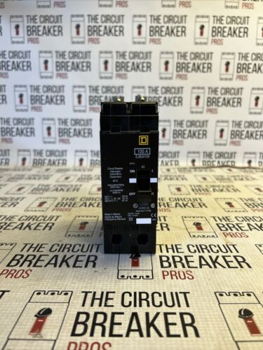 EJB24100 Molded Case 100A 480V Circuit Breaker 2Pole EJB Series EJB Circuit New