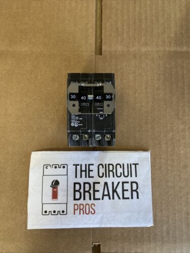 NEW! Eaton Cutler-Hammer BQC230240 30 Amp 40 Amp 2 Pole Quad Circuit Breaker