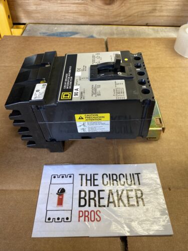 SQUARE D FA32090 3P Standard Circuit Breaker 90A 240VAC