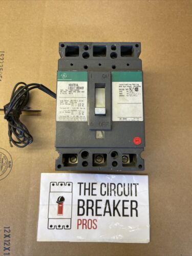 TED134090 GENERAL ELECTRIC CIRCUIT BREAKER 3 POLE  90 AMP 240/480Y Shunt Trip