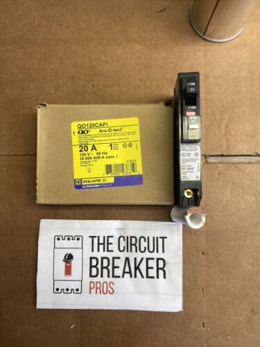 1PC SQUARE D QO120CAFI QO120CAFIC AFCI ARC-FAULT AFCI BREAKER NEW