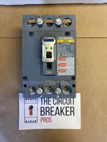 Siemens HQR23B200 BREAKER 200AMP 240V 3POLE New  HQR2 NEW NO BOX