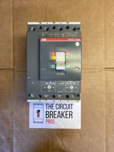 ABB SACE Tmax T4H 250 150A  Circuit Breaker4 pole unit E93565 WRNTY